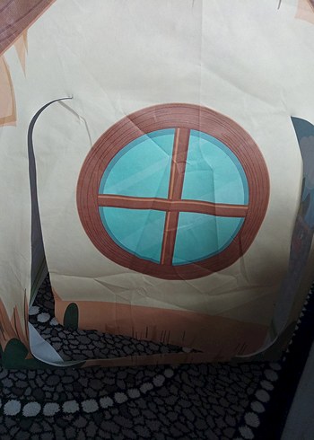 Renkli Çocuk Oyun Evi Çadırı - Görsel 4