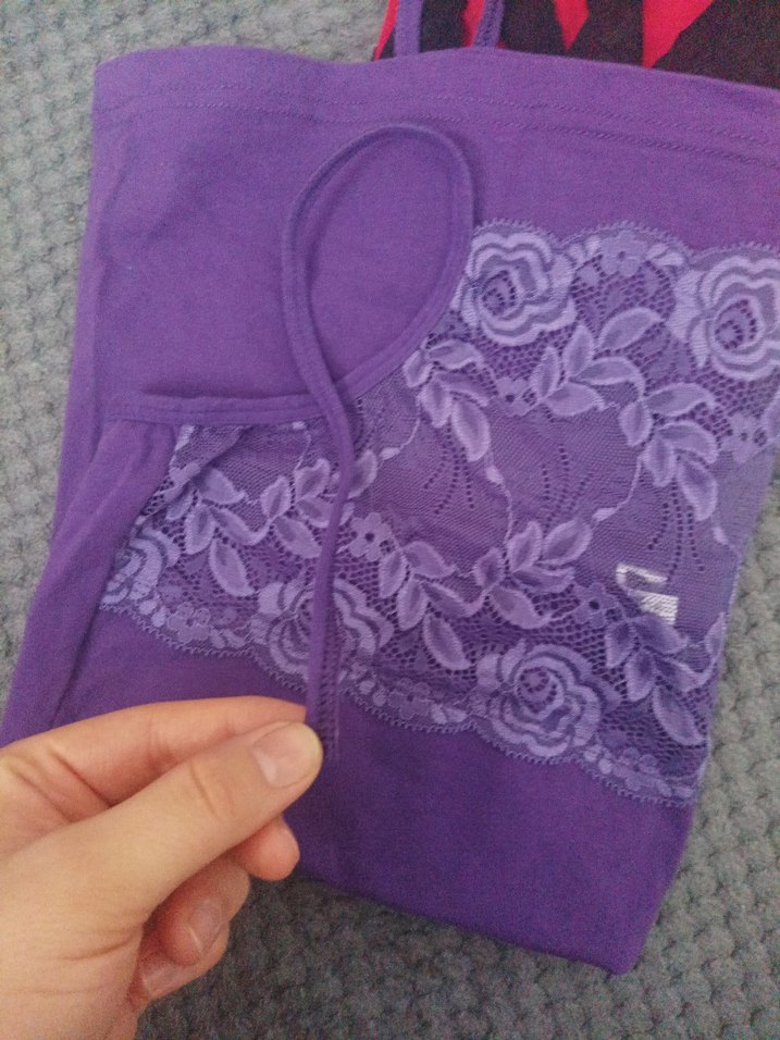 Dantel Detaylı Pembe İnce Askılı Kadın Atlet - Görsel 5