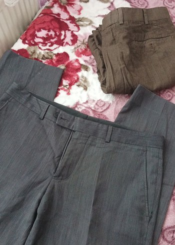 Gri Regular Fit Erkek Pantolon - Görsel 4