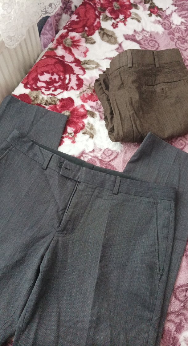 Gri Regular Fit Erkek Pantolon - Görsel 4