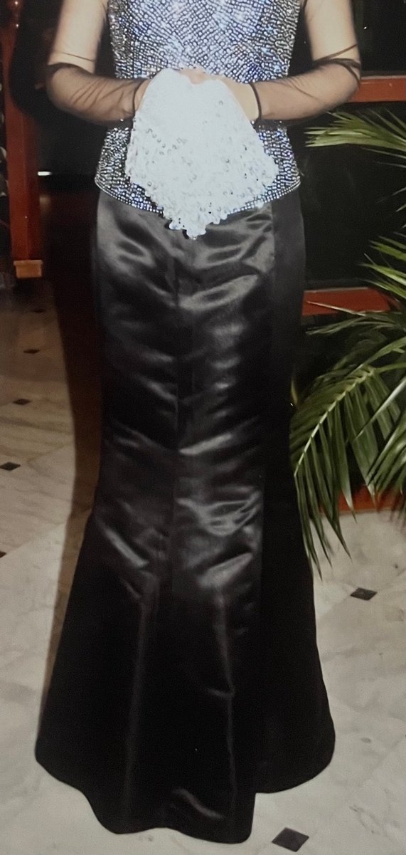 Siyah Uzun Balık Etek - Görsel 2