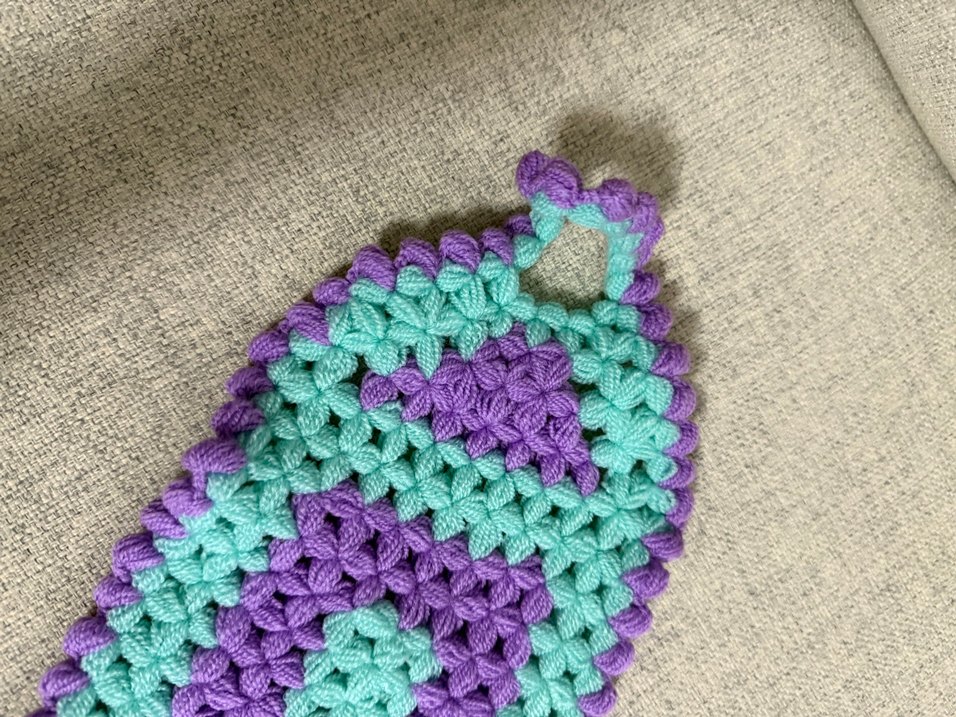 Çok Renkli Örgü Lif - Görsel 2