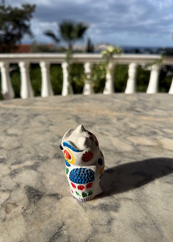 Renkli Desenli Baykuş Biblosu - Görsel 2