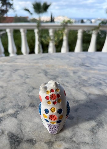 Renkli Desenli Baykuş Biblosu - Görsel 4