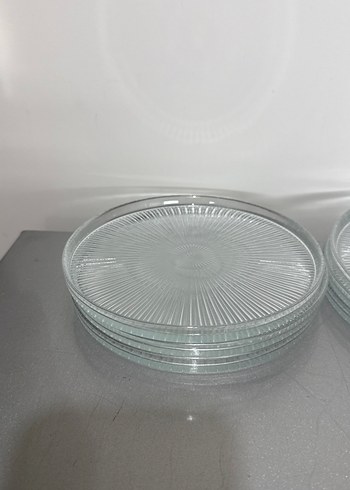 6 Kişilik Lüks Cam Pasta Takımı - Görsel 5