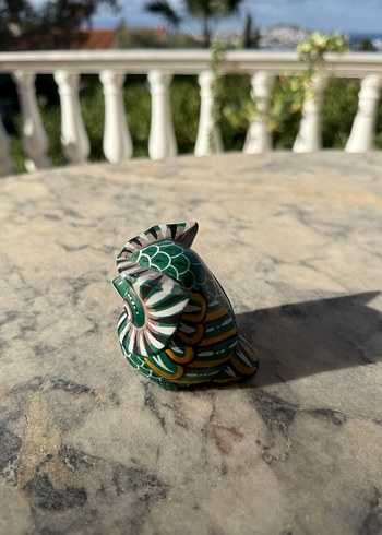 Renkli Baykuş Figürinleri Ahşap Seti - Görsel 6