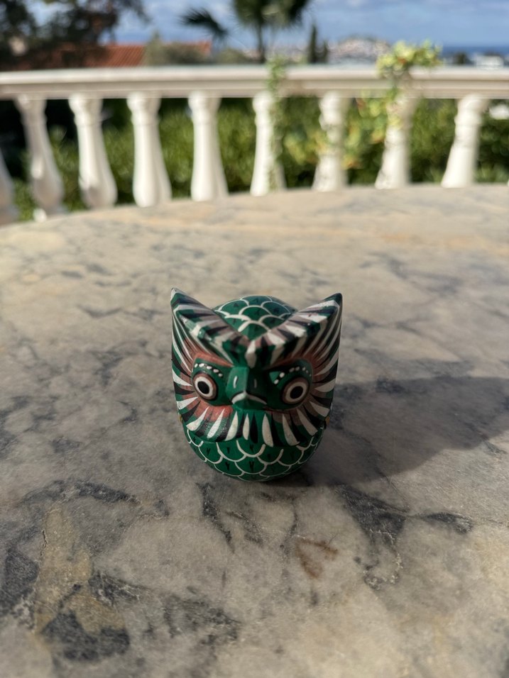 Renkli Baykuş Figürinleri Ahşap Seti - Görsel 5