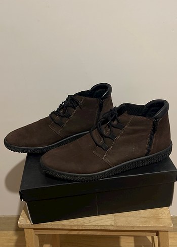 Kahverengi Süet Dolgu Topuk Erkek Bot - Görsel 3