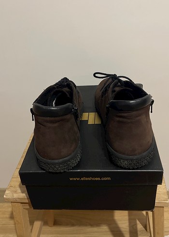 Kahverengi Süet Dolgu Topuk Erkek Bot - Görsel 2