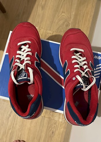 New Balance Erkek Kırmızı Spor Ayakkabı, 44.5 numara - Görsel 5