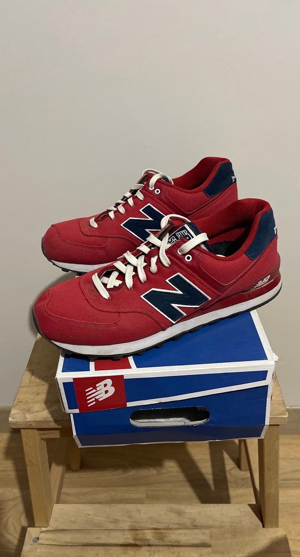 New Balance Erkek Kırmızı Spor Ayakkabı, 44.5 numara - Görsel 4