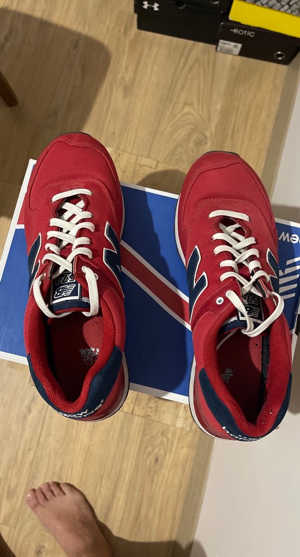 New Balance Erkek Kırmızı Spor Ayakkabı, 44.5 numara - Görsel 5