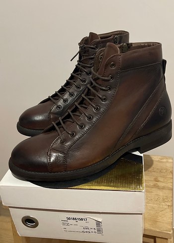 Divarese Kahverengi Deri Erkek Botları Tokalı - Görsel 4
