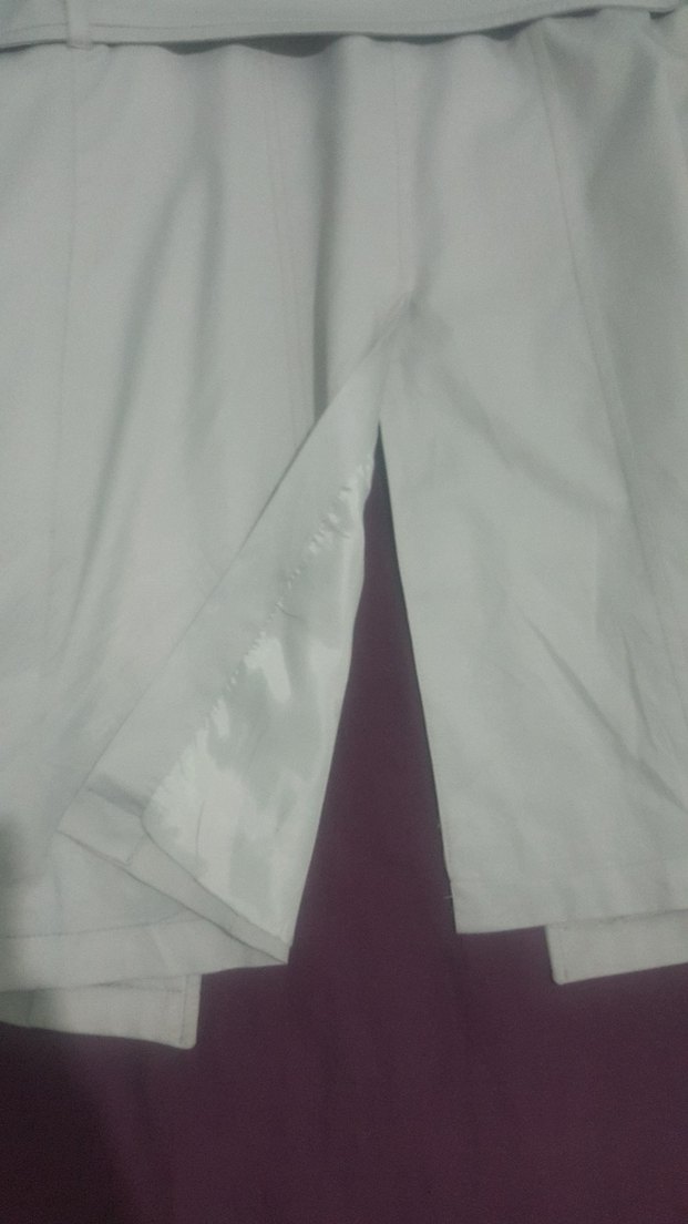 Griye Yakın Düğmeli Kadın Trençkot - Görsel 5