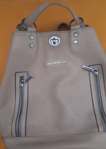 Kadın Bej Baskılı Fermuarlı Kumaş Pantolon - Görsel 5