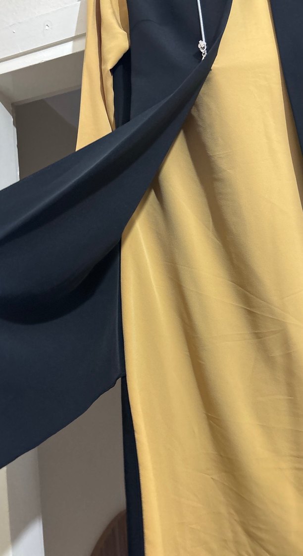 Sarı Uzun Kollu Minimalist Kadın Tunik - Görsel 2