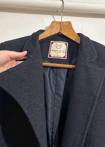 Fermuarlı Detaylı Siyah Kadın Kaban - Görsel 5