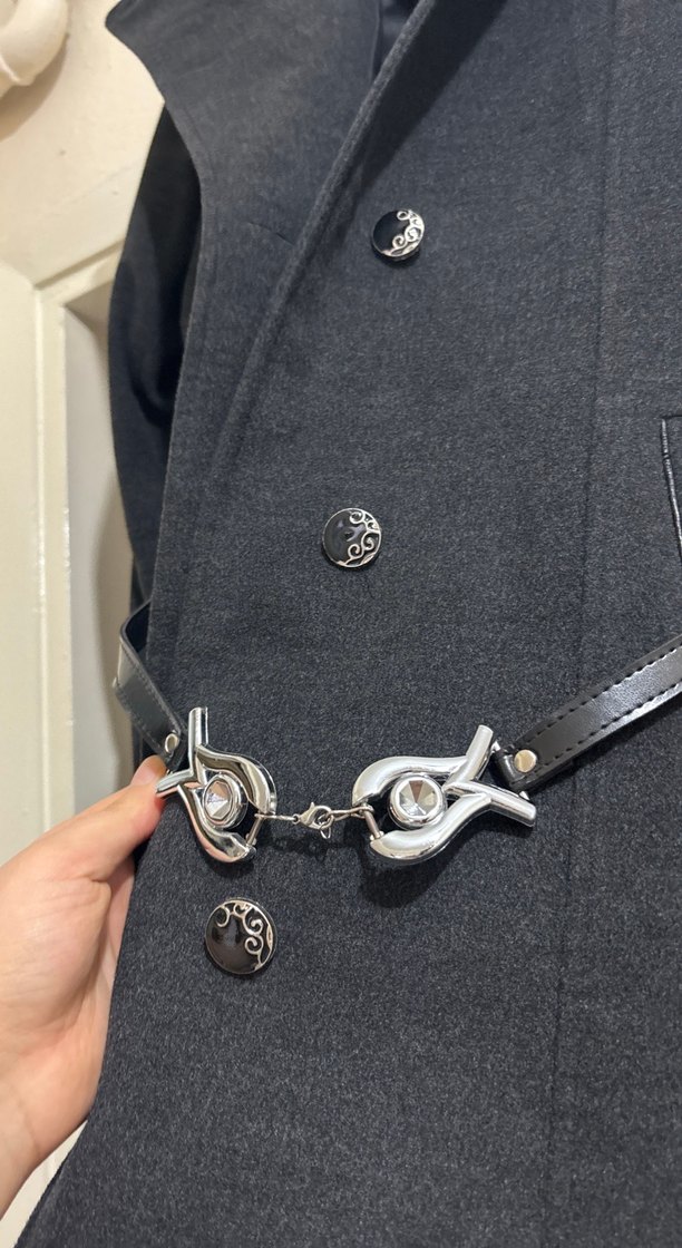 Fermuarlı Detaylı Siyah Kadın Kaban - Görsel 3