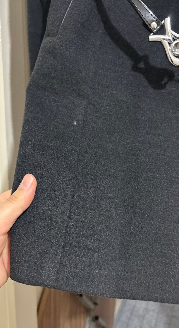 Fermuarlı Detaylı Siyah Kadın Kaban - Görsel 2