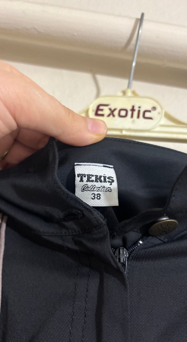 Düğmeli Siyah Uzun Kadın Etek - Görsel 4