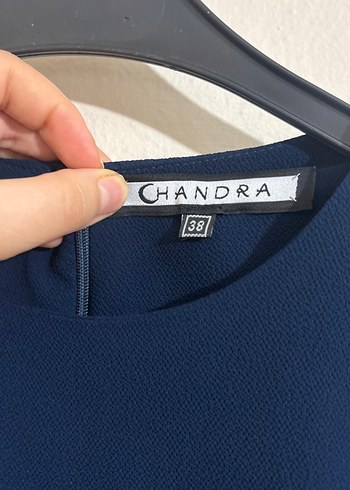 CHANDRA Mavi Desenli Hamile Bluzu - Görsel 2