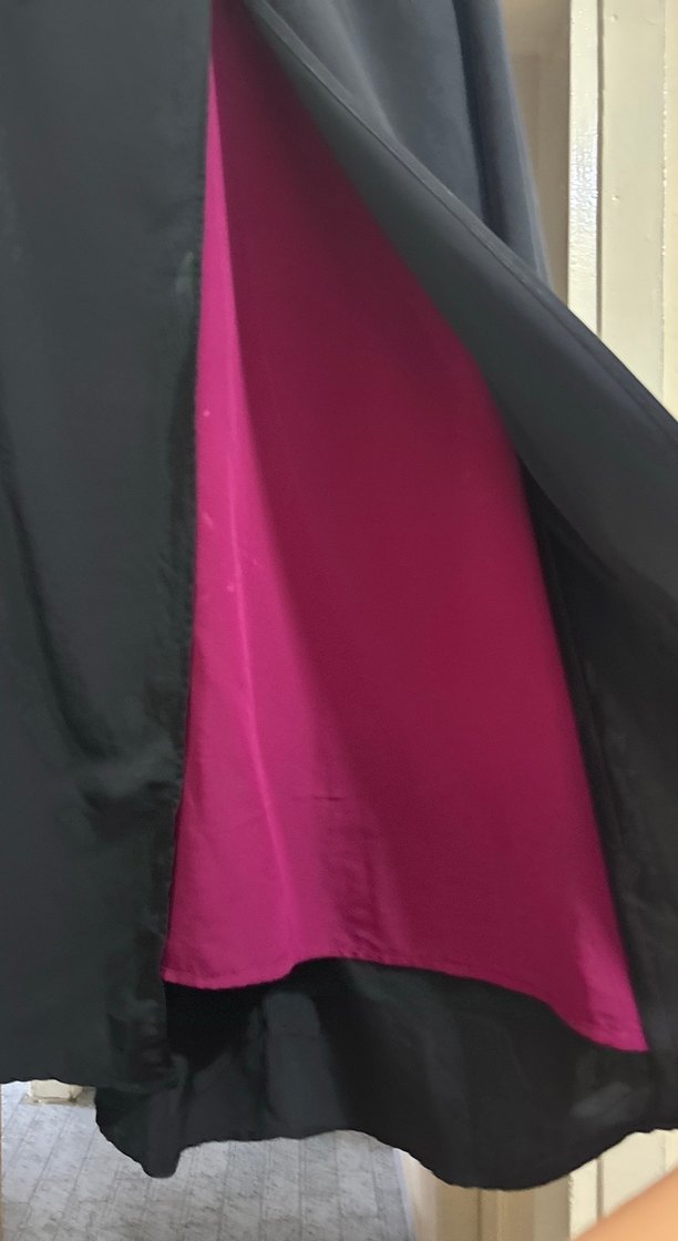 Uzun Mor Kadın Ofis Kabanı - Görsel 3