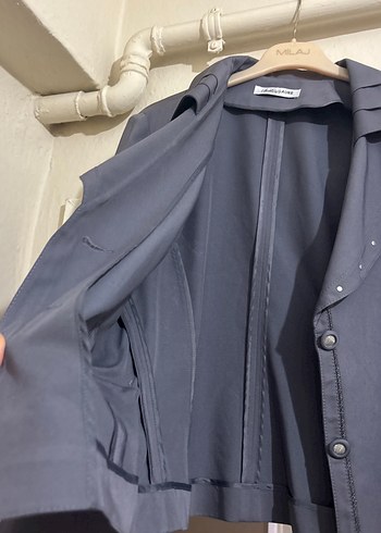 Gri Denim Uzun Kollu Kadın Takım - Görsel 2