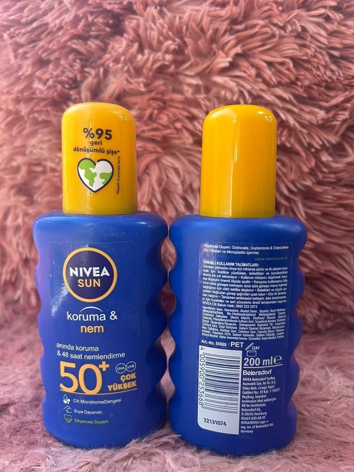 Nivea Sun Hassas Anında Koruma SPF 50 Güneş Kremi 200 ml - Görsel 2