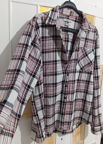 Erkek Bej Kareli Uzun Kollu Gömlek - Görsel 3