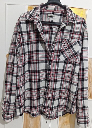 Erkek Bej Kareli Uzun Kollu Gömlek - Görsel 2