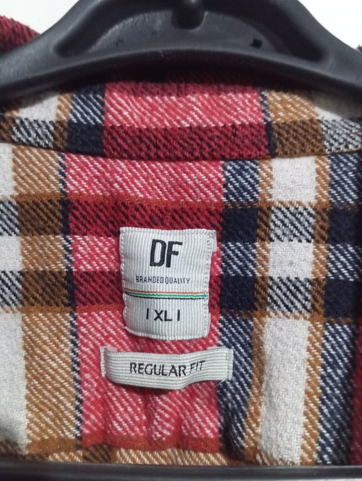 Kadın erkek kırmızı ekose oduncu gömleği - Görsel 3