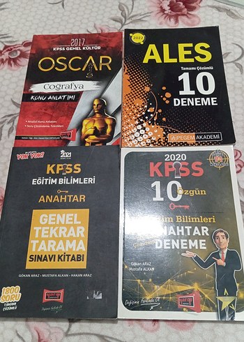 ALES ve KPSS 10 Deneme ve Konu Anlatımı Kitapları - Görsel 2