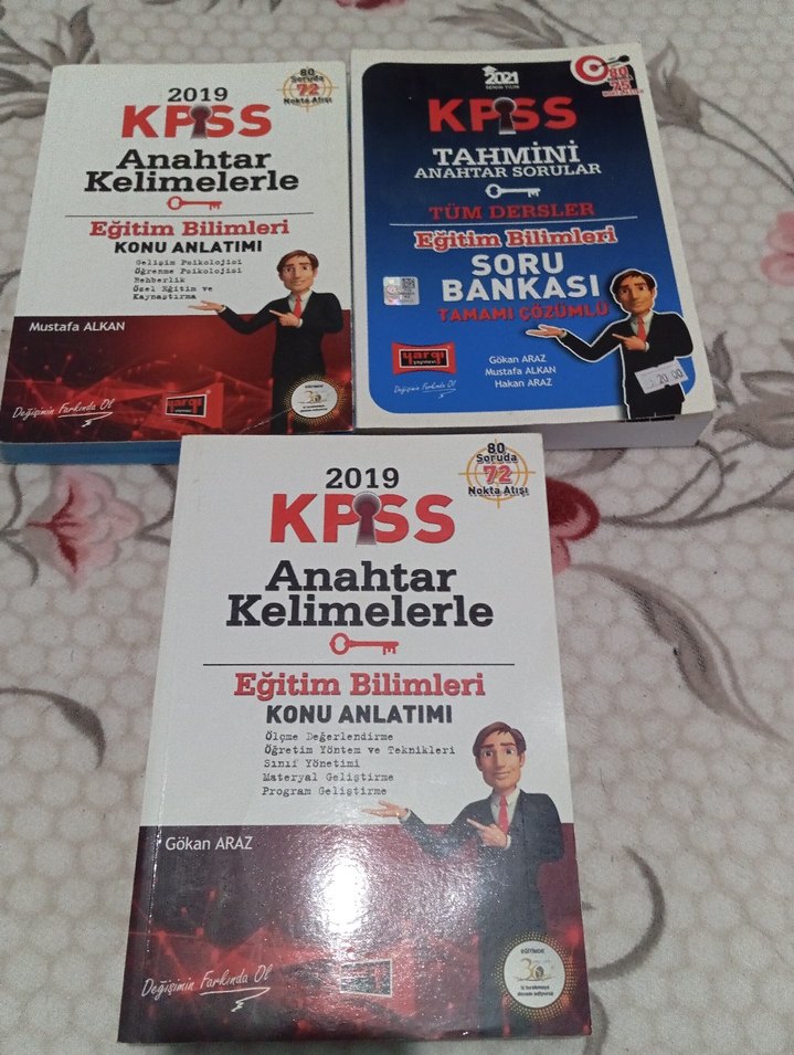KPSS Eğitim Bilimleri Soru Bankası ve Konu Anlatımı Kitapları - Görsel 3