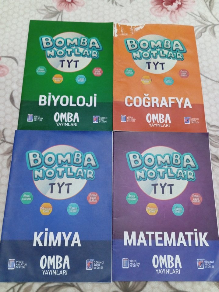 TYT Bomba Notlar Kimya ve Matematik Seti - Görsel 2