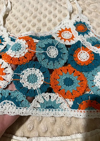 Renkli Desenli Örme İkili Takım - Görsel 4