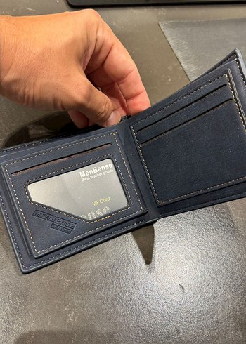 Mavi Erkek Cüzdanı - Menbense Classic - Görsel 3