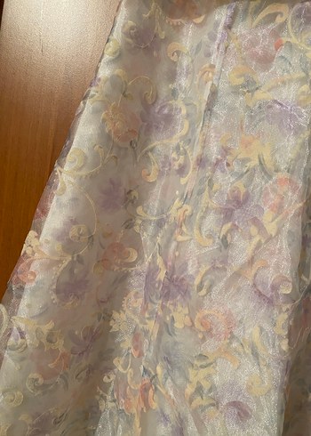 Tül Uzun İnce Askılı Elbise - Görsel 3