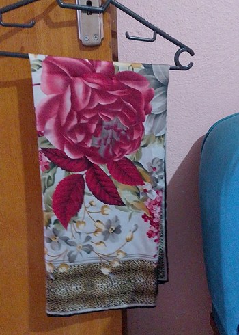 Çiçekli Çok Renkli Bohem Kadın eşarp - Görsel 3