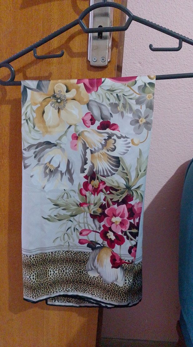 Çiçekli Çok Renkli Bohem Kadın eşarp - Görsel 2