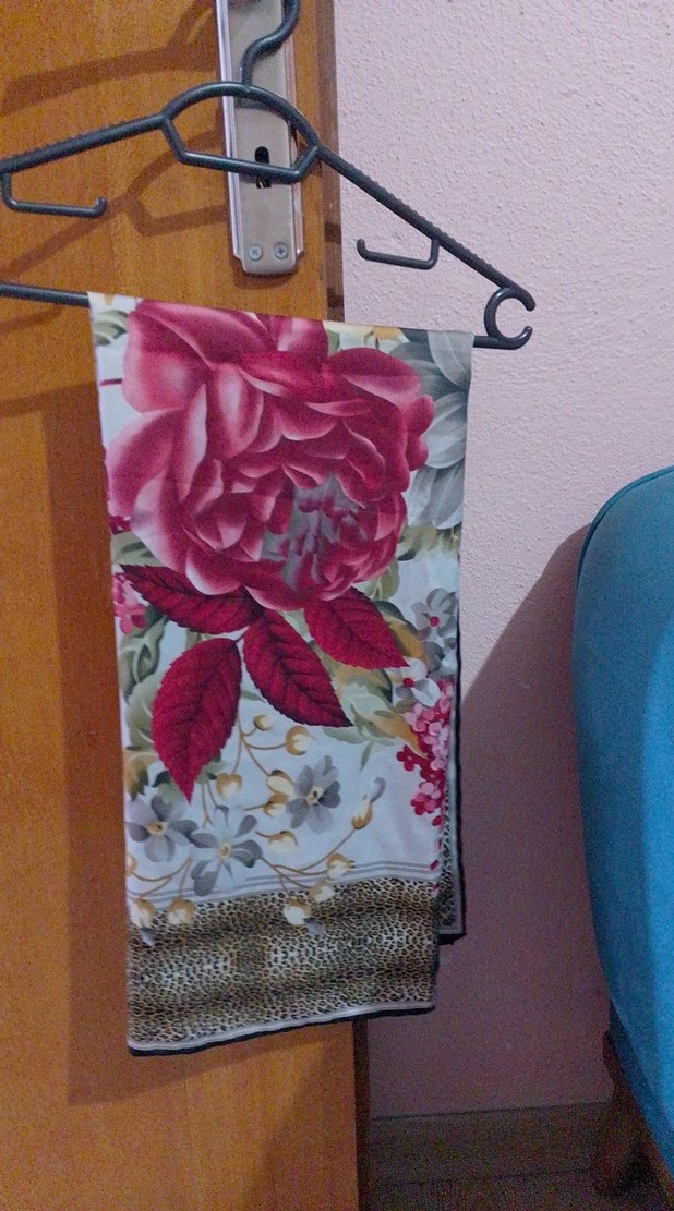 Çiçekli Çok Renkli Bohem Kadın eşarp - Görsel 4