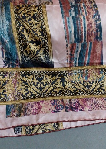 Parlak Çok Renkli Bohem Kadın eşarp - Görsel 4