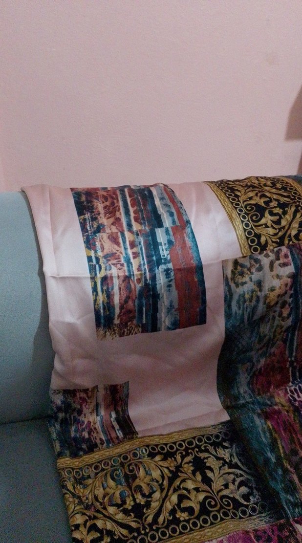 Parlak Çok Renkli Bohem Kadın eşarp - Görsel 2