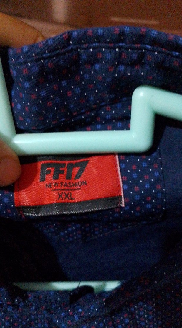 Erkek Lacivert Uzun Kollu Düğmeli Gömlek - Görsel 3