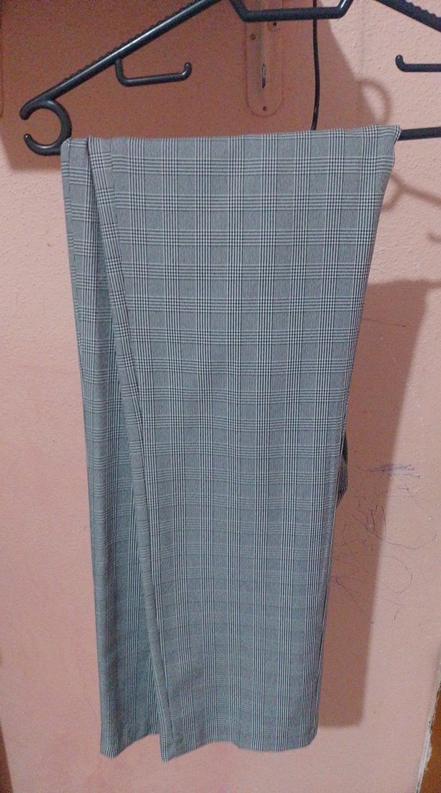 Kadın Gri Midi Kumaş Pantolon - Görsel 2