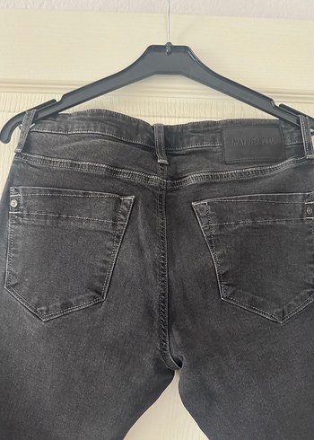 Taşlanmış Gri Erkek Denim Pantolon  Fit - Görsel 5