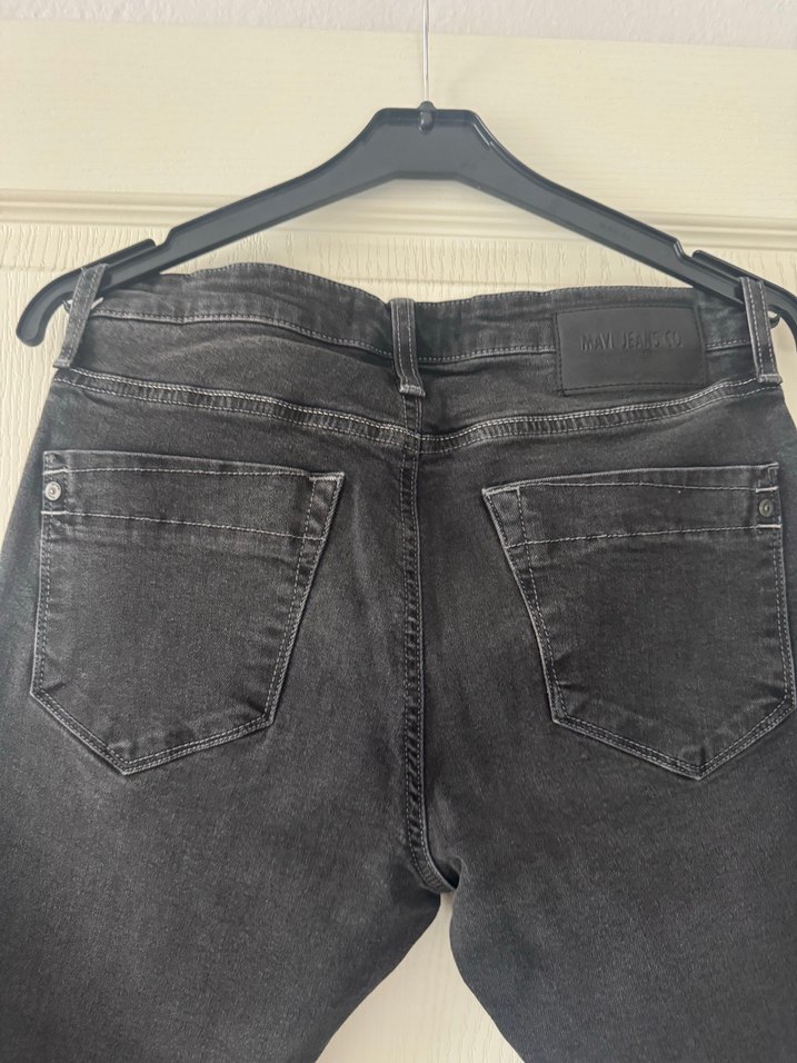 Taşlanmış Gri Erkek Denim Pantolon  Fit - Görsel 5