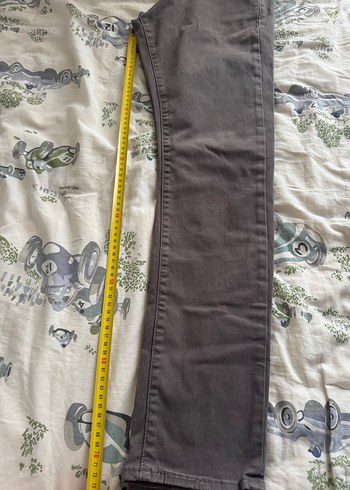 Gri  Fit Denim Erkek Pantolon - Görsel 5