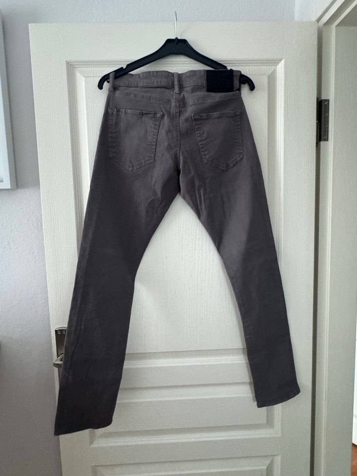 Gri  Fit Denim Erkek Pantolon - Görsel 2