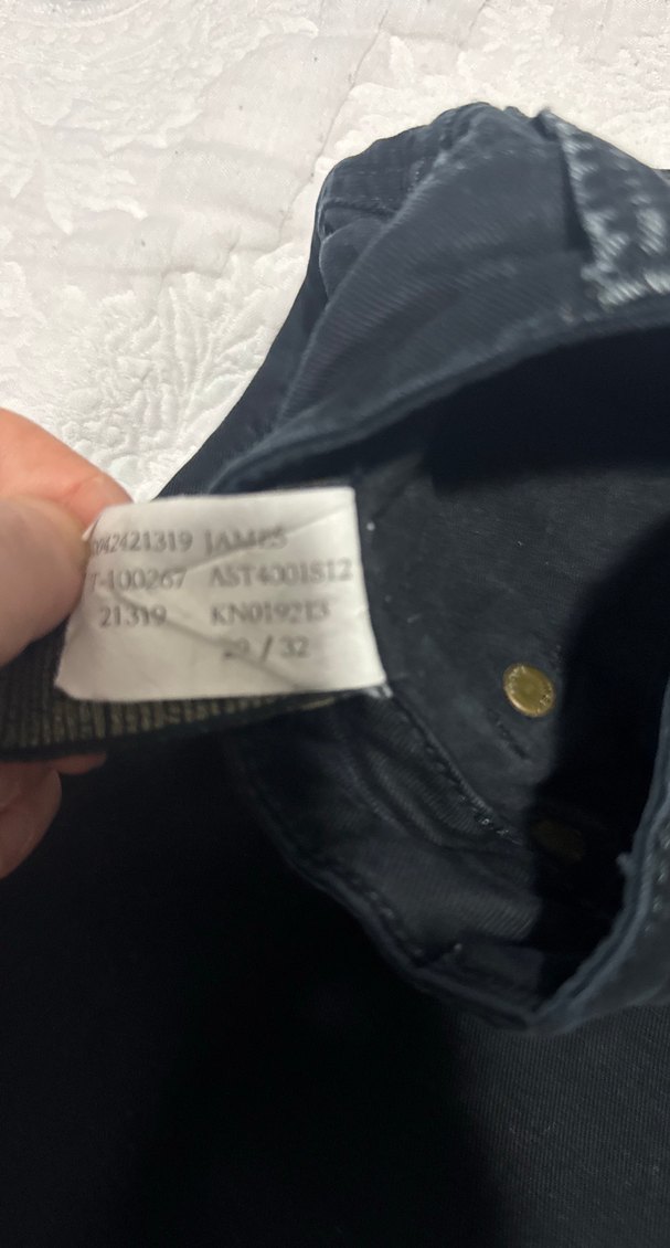 Siyah Erkek  Denim Pantolon 29/32 beden - Görsel 4