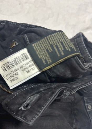 Taşlanmış Gri Erkek Denim Pantolon beden 28/32 - Görsel 6